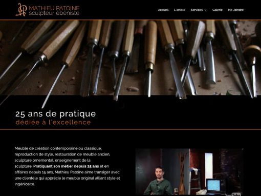 Mathieu Patoine – Sculpteur ébéniste